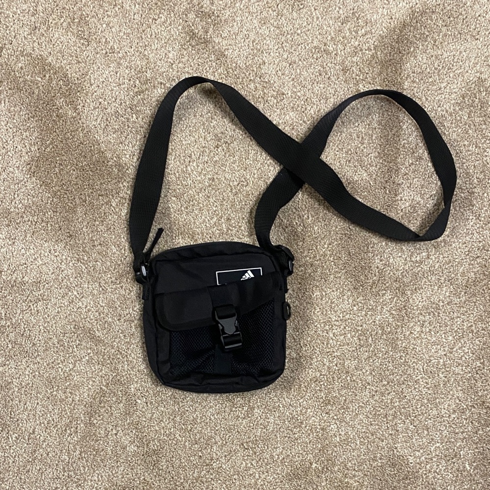 Adidas Black Messenger Bag